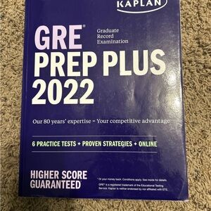 Kaplan GRE Prep Plus 2022 Book